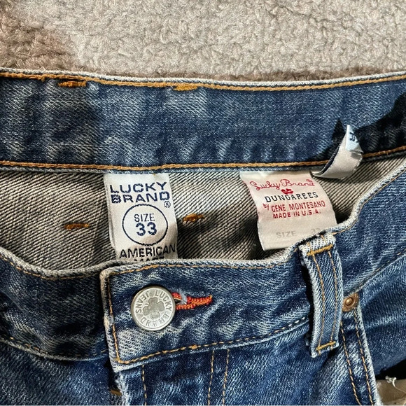Vtg Made In America Lucky Brand Jeans - Picture 8 of 11